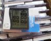 200PCS / Lot Digital LCD-termometer temperaturfuktighetsmätare med klockkalenderlarm HTC-1