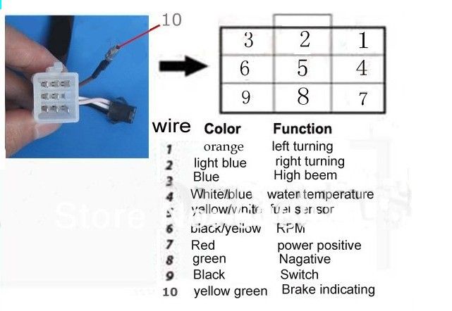 Universal Motorcycle Tachometer Wiring Diagram - Wiring Diagram Schemas