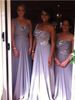 2013 On Sale Light Purple Bridesmaid Dresses With New Sequined Long Chiffon One Shoulder Dhyz 01