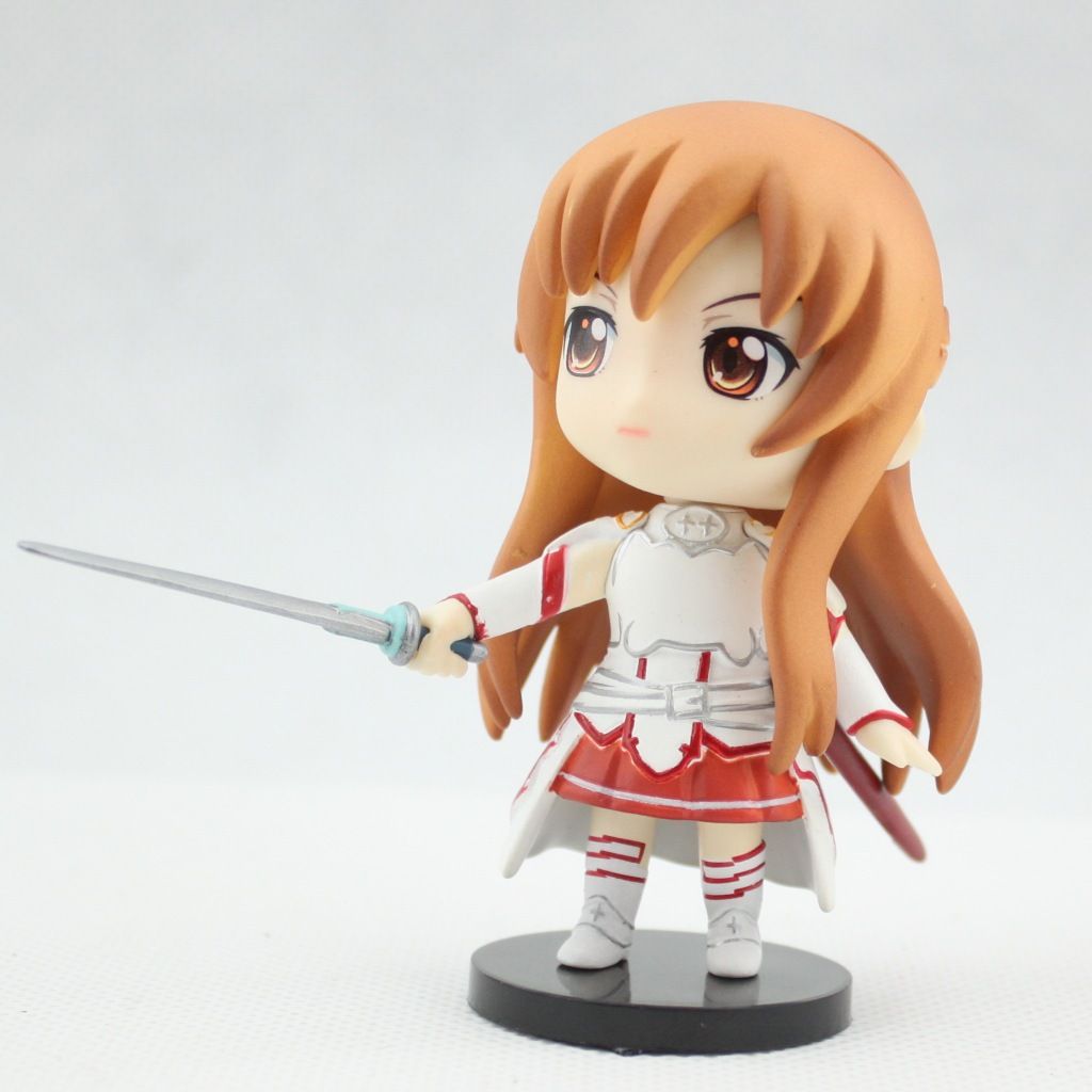 WhWholesale Cute Nendoroid Sword Art Online Asuna&Krito Mini PVC Action