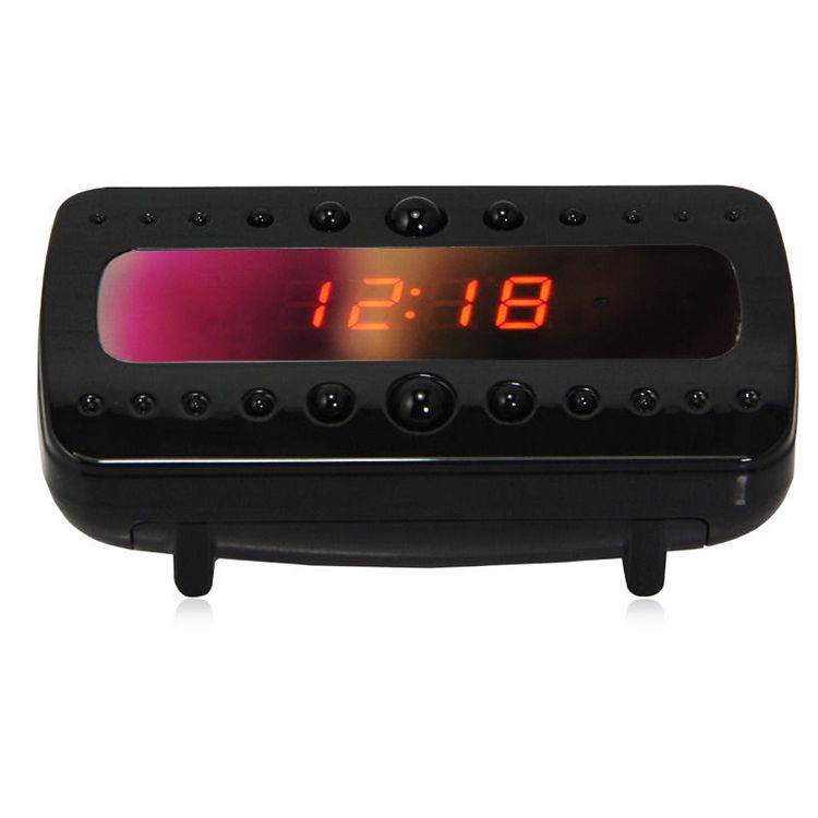 V26 IR Clock Camera Full HD 1080P Black Pearl RF Night Vision Alarm