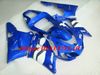 YAMAHA YZFR1 98 99 için motosiklet Kaporta kiti YZF R1 1998 1999 YZF1000 ABS Plastik Mavi beyaz Fairings set + Hediyeler YS05