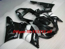 Motorcycle Fairing kit for YAMAHA YZFR1 98 99 YZF R1 1998 1999 YZF1000 ABS White gloss black Fairings set+Gifts YS04