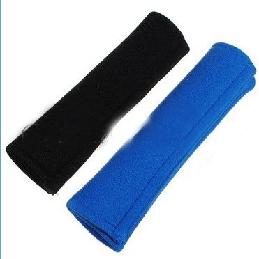 

Black and Blue Car Safety Seat Belt Harness Shoulder Strap Bag BackPack Pad Cover Cushion 10 pairs/lot
