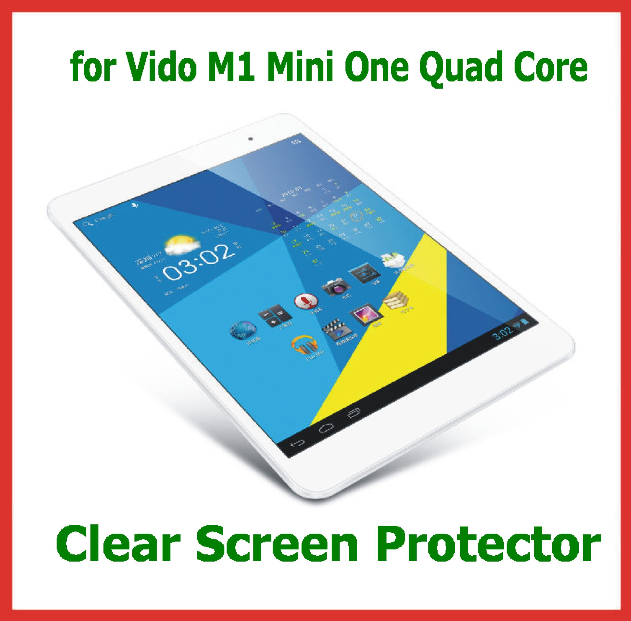 Clear Full Screen Protector For 7.9 Inch Tablet PC Vido M1 Mini One Quad Core Protective Guard