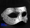Antique Roman Greek Fighter Men Mask Venetian Mardi Gras Party Masquerade Halloween Costume Wedding Half Face Masks props Gold silver
