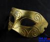 Antique Roman Greek Fighter Men masque Venetian Mardi Gras Party Masquerade Halloween Costume Wedding Half Face Masks Props Gold Sil9599910