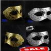 Sexy Antique Roman Greek Fighter Men Mask Venetian Mardi Gras Party Masquerade Halloween Costume Half Face Masks Veil Gold silver