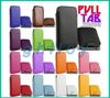 Läder Pull Tab Pouch Case Ultra Thin Hot Sälj Färgglada fall för mobiltelefon 50pcs / lot