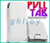 Pull Tab PU Funda de cuero Funda de piel Funda de cuero para Samsung S4 5 6,7,8 Note 3,4 para iphone 6 7 8 Precio barato de fábrica 100 unids/lote