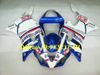 Hi-Grade Motorfiets Fairing Kit voor Yamaha YZFR1 00 01 YZF R1 2000 2001 YZF1000 ABS Plastic White Blue Backings Set + Gifts YD02