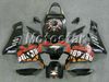 Black Repsol Motorfiets Verkleiningen voor Honda Injectie Mold CBR600RR F5 2003 2004 CBR 600 RR 03 04 Hoogwaardige Fairing Kit G15