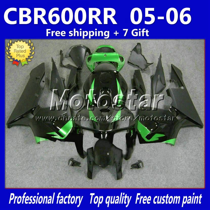 

High quality green black full fairing kit for HONDA injection molding 2005 2006 CBR600 RR F5 abs fairings set CBR600RR 05 06, Multi-color