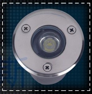 Free shipping 1W LED underground lamps Buried lighting 12V OR AC85-265V IP68 LED Garden lights