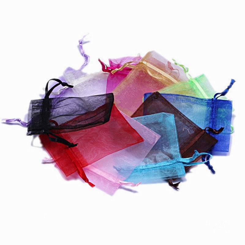 2020 Mixed Luxury Organza Jewelry Bags Christmas Wedding Voile Gift Bag