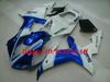 Kit de carénage de moto exclusif pour YAMAHA YZFR1 02 03 YZF R1 2002 2003 YZF1000 Ensemble de carénages ABS Cool Blue blanc + Cadeaux YE14