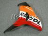 ABS Fairing Body Zestaw do Hondy CBR1000RR 2006 2007 Orange Black Repsol Wishingwork Set CBR 1000 RR 06 CBR1000 07 + 7 Prezenty FQ8