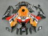 ABS Fairing Body Kit voor Honda CBR1000RR 2006 2007 Orange Black Repsol Backings Carrosserie Set CBR 1000 RR 06 CBR1000 07 + 7 Geschenken FQ8