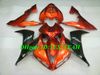 دراجة نارية هدية طقم لياماها YZFR1 04 05 06 YZF R1 2004 2005 2006 YZF1000 ABS أحمر أسود Fairings set + Gifts YD10