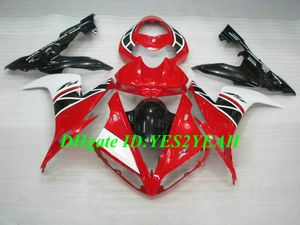 Motorrad-Verkleidungsset für Yamaha YZFR1 04 05 06 YZF R1 2004 2005 2006 YZF1000 ABS rot schwarz weiß Verkleidungsset + Geschenke YD12