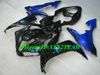 Motorcykel Fairing Kit för Yamaha YZFR1 04 05 06 YZF R1 2004 2005 2006 YZF1000 ABS Top Blue Black Fairings Set + Gifts YD14