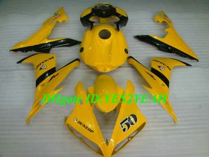 Injection mold Fairing kit for YAMAHA YZFR1 04 05 06 YZF R1 2004 2005 2006 YZF1000 ABS Yellow Fairings set+Gifts YD08