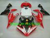 Injectie Mold Fairing Kit voor Yamaha YZFR1 04 05 06 YZF R1 2004 2005 2006 YZF1000 ABS TOP Red White Backings Set + Gifts YD09