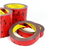 (10 stycken / lot) Partihandel 2cm Auto Foam Double Side Tape Automotive Attachment Tape