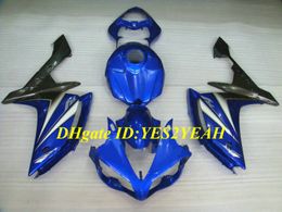 fairing kit yamaha r1 blue Canada - Injection mold Fairing kit for YAMAHA YZFR1 07 08 YZF R1 2007 2008 YZF1000 ABS Blue black Fairings set+Gifts YF04