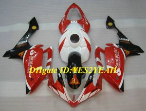 Injection mold Fairing kit for YAMAHA YZFR1 07 08 YZF R1 2007 2008 YZF1000 ABS Red white black Fairings set+Gifts YF08