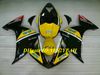 Motorcycle Fairing kit for YAMAHA YZFR1 09 10 11 12 YZF R1 2009 2010 2012 YZF1000 ABS Yellow black Fairings set+Gifts YG06