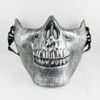 Wholesale -Skull Skeleton Airsoft Game Hunting Biker Ski Half Face Protect Gear Mask Guard#G681