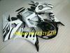 Zestaw do obróbki motocykli dla Yamaha YZFR6 03 04 05 YZF R6 2003 2004 2005 YZF600 ABS płomienie białe czarne wróżki zestaw + prezenty YN09