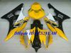 Top-nominale spuitgietkachel voor Yamaha YZFR6 06 07 YZF R6 2006 2007 YZF600 ABS Cool Yellow Black Fackings Set + Gifts YQ14