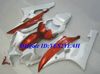 Custom Injection Mold Fairing Kit för Yamaha YZFR6 06 07 YZF R6 2006 2007 YZF600 ABS Plast Röda Vit Fairings Set + Presenter YQ17