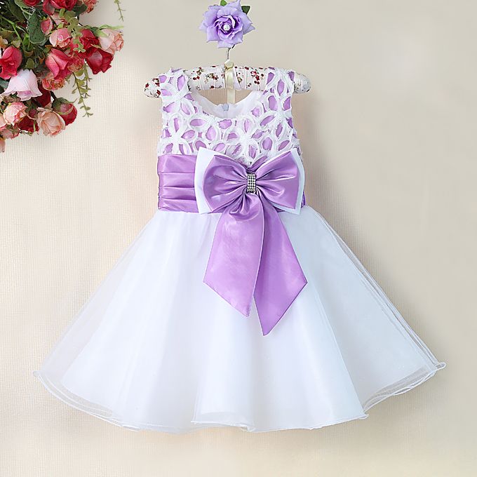 lavender baby dress