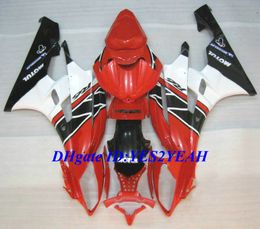Exclusive Injection Mould Fairing kit for YAMAHA YZFR6 06 07 YZF R6 2006 2007 YZF600 ABS Hot Red white Fairings set+Gifts YQ19