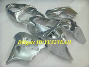 HI-Sınıf Motosiklet Kawasaki Ninja ZX9R 00 01 ZX 9R 2000 2001 ABS için Tüm Gümüş Yüzlerce Set + Hediyeler KK09