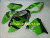 حقن القالب العفن كيت ل kawasaki النينجا ZX9R 00 01 ZX 9R 2000 2001 ABS جديد الأخضر سوداء الهدايا مجموعة + هدايا KK11