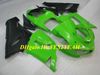 Enjeksiyon Kalıp Kawasaki Ninja ZX6R 636 05 06 ZX 6R 2005 2006 ABS Yeşil Siyah Perileri Set + Hediyeler SP04