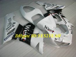 Motorcycle Fairing kit for KAWASAKI Ninja ZX6R 636 05 06 ZX 6R 2005 2006 ABS White black Fairings set+Gifts SP13