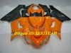 Injektionsgjutningssats för Kawasaki Ninja ZX6R 636 05 06 ZX 6R 2005 2006 ABS Orange Svart Fairings Set + Presenter SP05