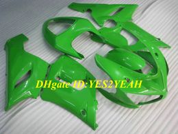 Motorcycle Fairing kit for KAWASAKI Ninja ZX6R 636 05 06 ZX 6R 2005 2006 ABS All Green Fairings set+Gifts SP16