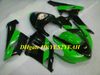 Custom Motorcycle Fairing kit for KAWASAKI Ninja ZX6R 636 05 06 ZX 6R 2005 2006 ABS Green gloss black Fairings set+Gifts SP18