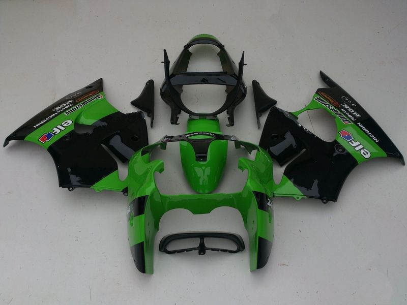 Motorcycle Kuip voor Kawasaki ZX-6R 636 00-02 ZX6R ZX636 Ninja FAIRINGS KIT met Voorruit