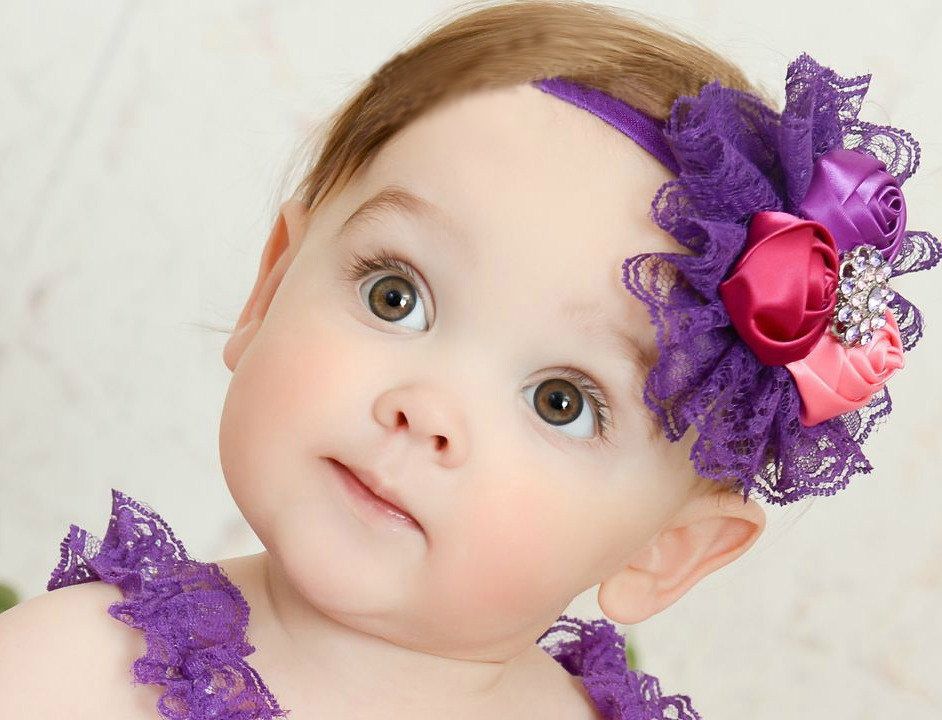10Pcs Hair Bow Band Enfants filles bébé Infant Toddler Fleur Serre-Tête Set Accessoire 