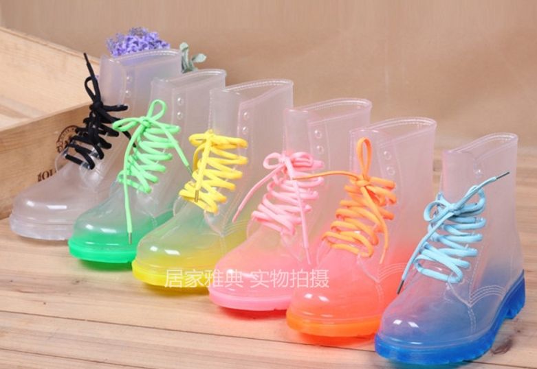 colorful womens rain boots