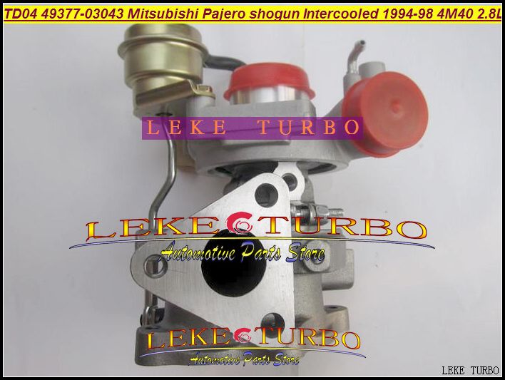 TD04 49377-03043 49377-03040 49377-03040 49377-03040 49377-03053 Mitsubishi Pajero Shogun Intercooled 1994-98エンジン4M40 2.8L 125HPのための石油冷却ターボ