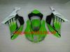 Hi-Grade Motcle Fairing kit for KAWASAKI Ninja ZX6R 636 07 08 ZX 6R 2007 ABS Green White black Fairings set+Gifts KB14