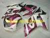 Kit carenatura moto per SUZUKI GSXR600 750 K1 01 02 03 GSXR600 GSXR750 2001 2002 2003 ABS Set carenature bianco rosa + Regali SM01